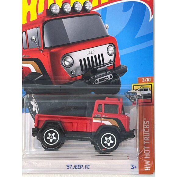 Hot Wheels 2024 ’57 Jeep FC HW Hot Trucks Red 1:64 Diecast Truck NOC - Picture 3 of 7